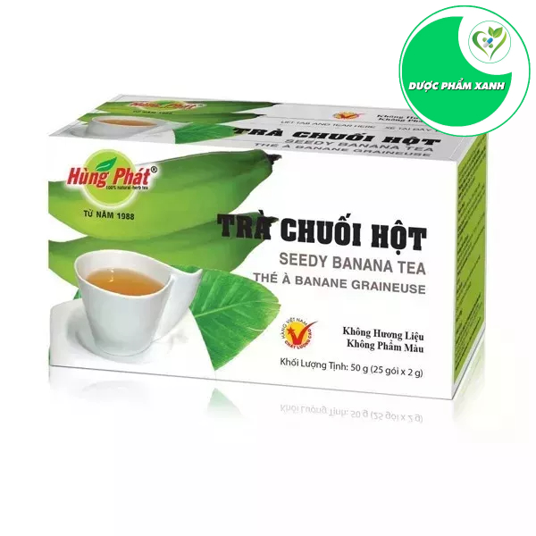 TRÀ CHUỐI HỘT (25Gói x 2G) - THƯƠNG HIỆU HÙNG PHÁT