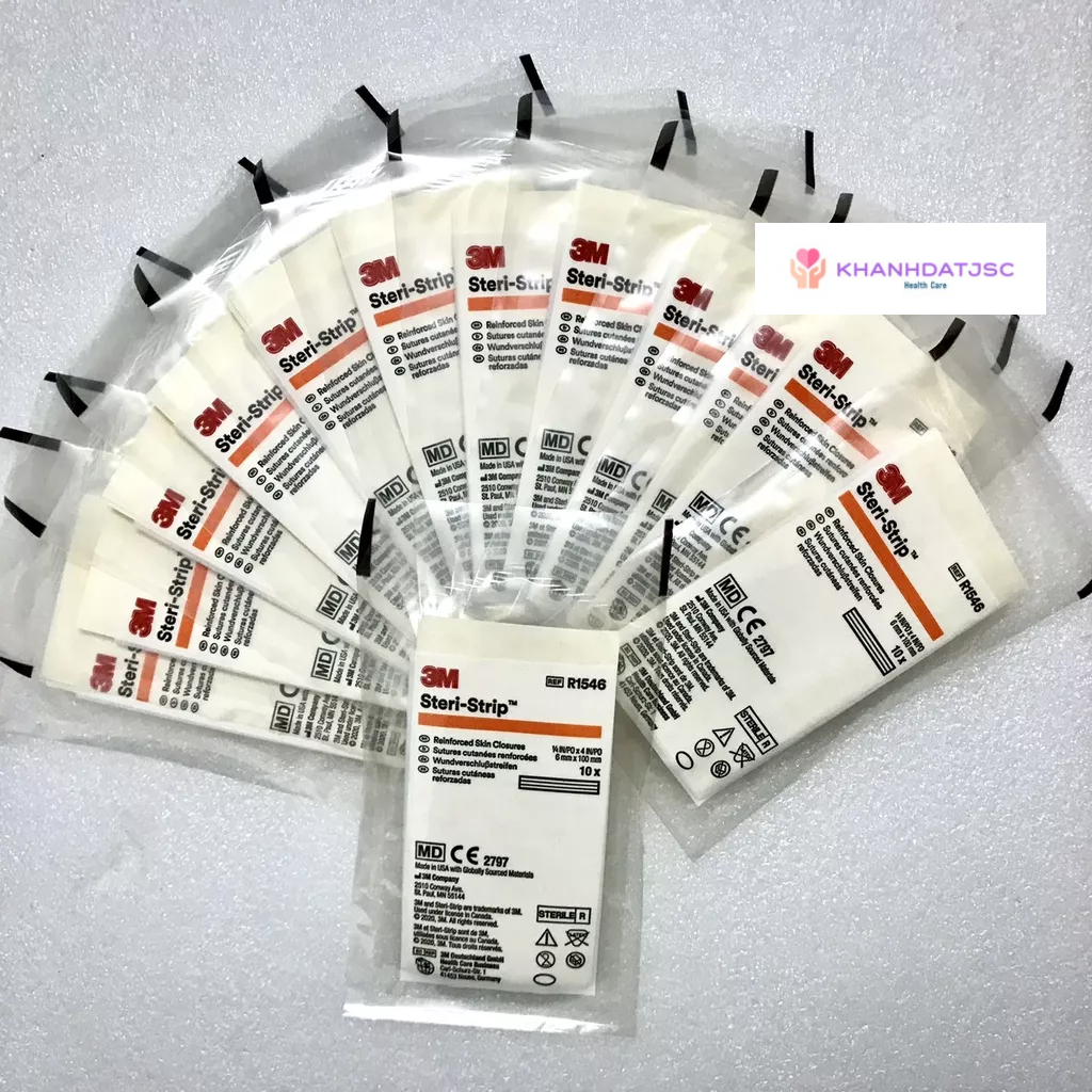 Băng y tế thay chỉ khâu da 3M STERI – STRIP R1546, R1547