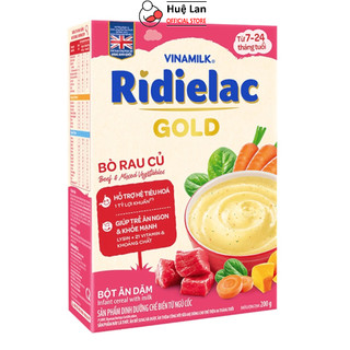 Bột dinh dưỡng ridielac gold bò rau củ hộp giấy 200g