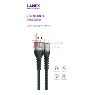 Cáp sạc nhanh dây dù iphone 3.0a lanex ls03l - mã hàng: sp001960