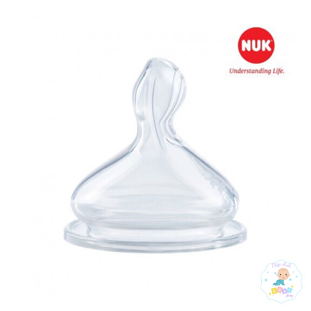 Bộ 2 núm ti NUK Silicon cho bình dòng Premium Choice hàng chính hãng đủ size