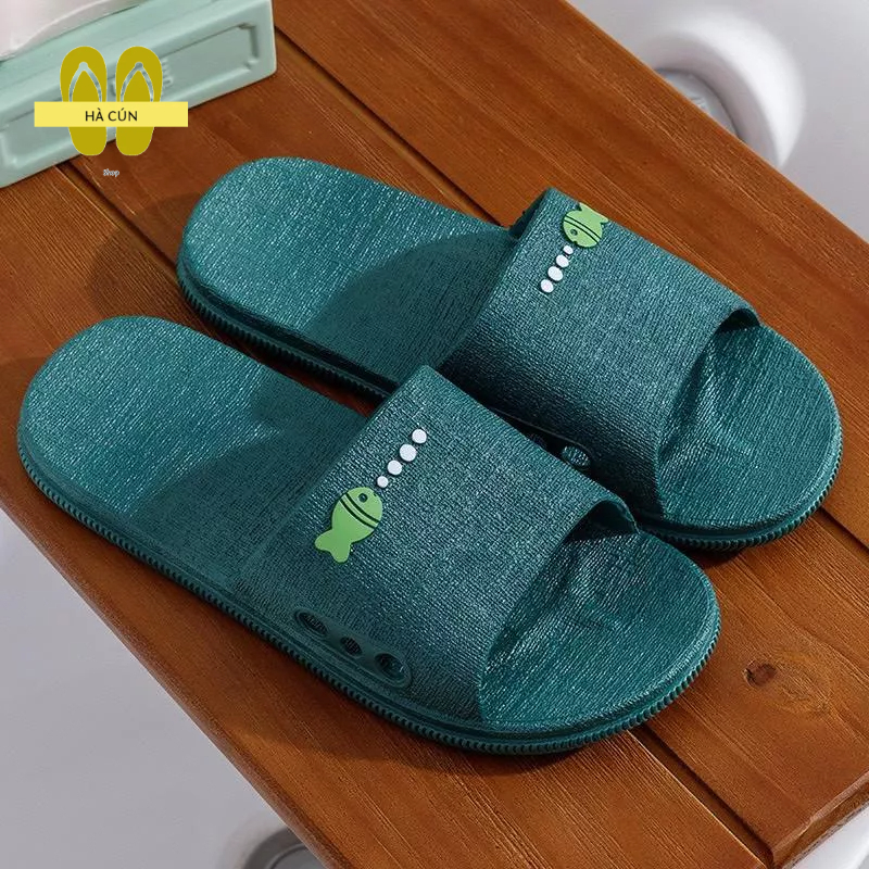 Dép đi trong nhà Văn Phòng, Nhà Tắm Hình Cá Nhựa,Siêu Nhẹ, Chống trơn