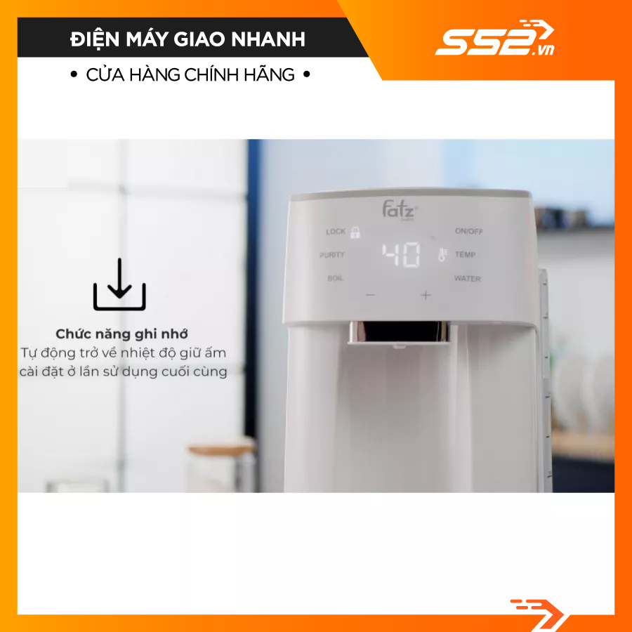 Máy Đun Và Hâm Nước Pha Sữa Thông Minh Smart 2 - FB3817TN - Bảo Hành Chính Hãng