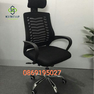 [Hỏa Tốc] Ghế Xoay Văn Phòng Lưới VP-550, Làm Việc Tại Nhà, Form Gọn Tiết Kiệm Diện Tích