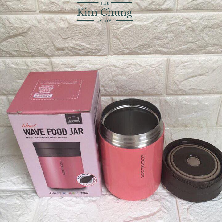 Bình ủ cháo giữ nhiệt inox Lock&lock LHC8024 500ml