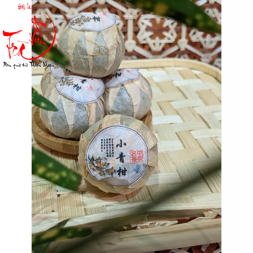Phổ nhĩ quýt (tiểu thanh cam)- phổ nhĩ 10 năm, quýt 5 năm - Vân Nam Trung Quốc (1 trái)