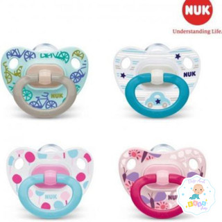 Ti giả nuk silicone happy days 0-6m, 6-12m