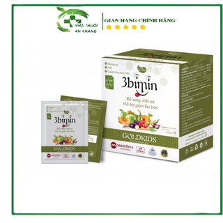 Cốm 3bimin chất xơ - giảm táo bón cho trẻ (Hộp 20 gói).