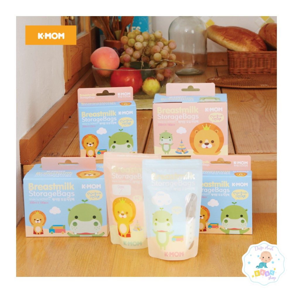 TÚI TRỮ SỮA K-MOM HÀN QUỐC (200ML)