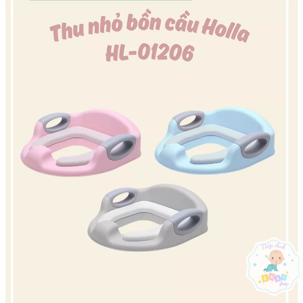 Bệ thu nhỏ bồn cầu, bô vệ sinh Holla