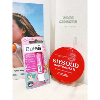 Combo Kem nẻ Glysolid & son dưỡng Balae
