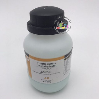 Hóa chất iron sulfate heptahydrate feso4.7h2o cas: 7782-63-0 500g