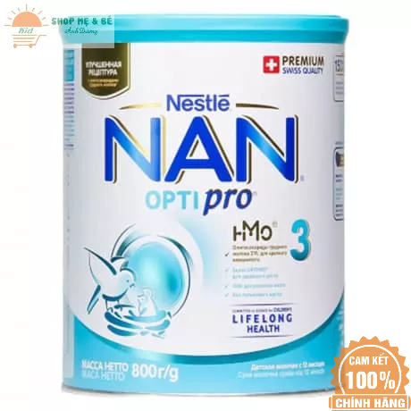 Sữa Nan Nga 800g số 1, 2, 3, 4