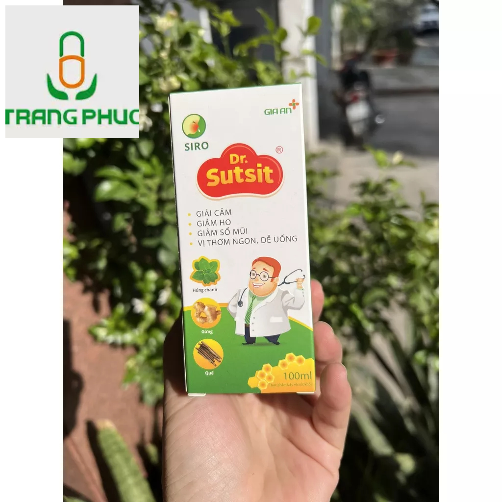 Siro Dr.Sutsit - Giải Cảm , Giảm Ho chai 100ml