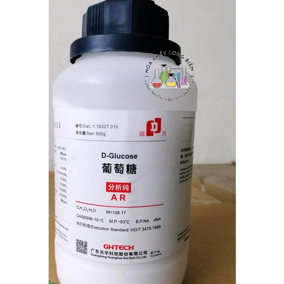 Hoá chất Glucose C6H12O6 lọ 500g CAS 50-99-7