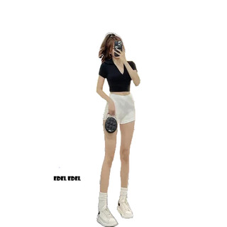 Áo croptop cổ V