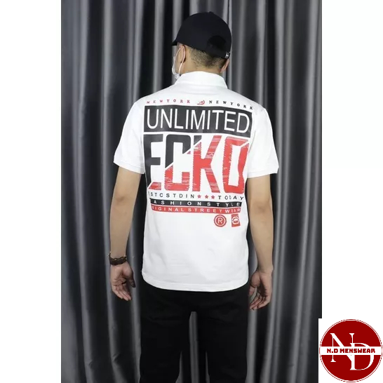 ÁO THUN NAM POLO CỔ BẺ UNLIMITED ECKO - N.D MENSWEAR