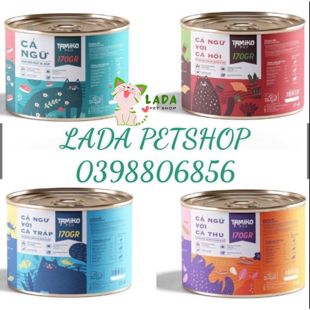 Pate Tamiko lon 170gram cho mèo, Meowcat