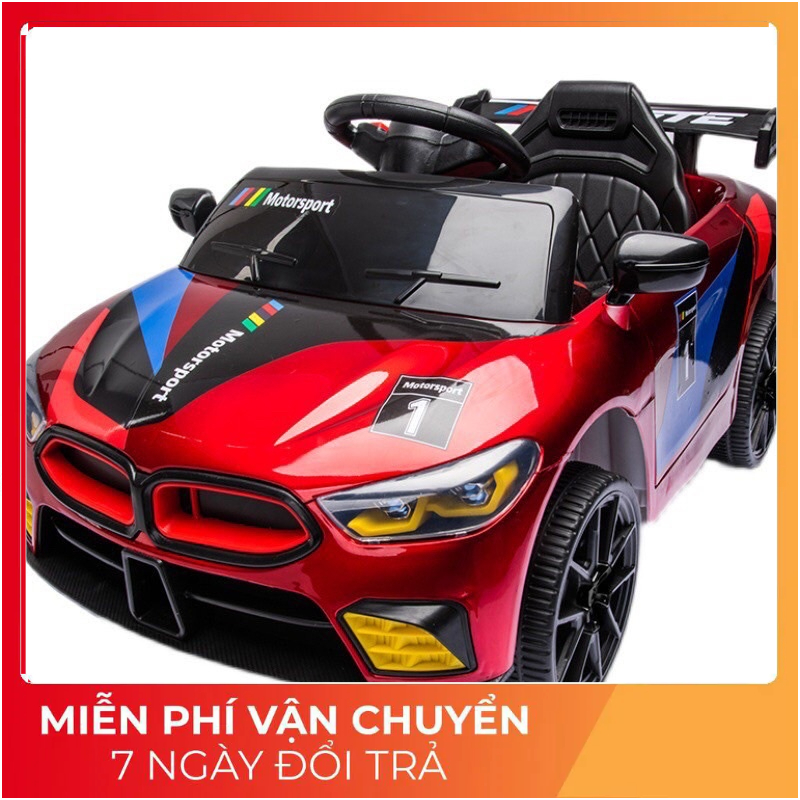 Xe Ôtô điện trẻ em 808 kiểu dáng BMW bé tự lái có điều khiển từ xa , lỗi 1 đổi 1X