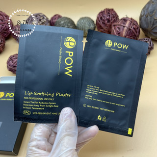 1 hộp 12 Miếng ủ môi pow phun xăm