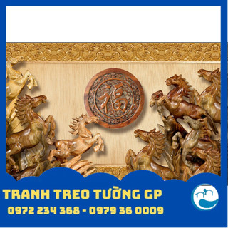 Tranh [SALE] Tranh treo tường mã đáo thành công/gỗ MDF nhập khẩu