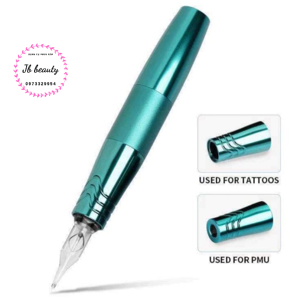 Trọn bộ Máy pen mini 6.0 ,máy pen 2 đầu phun xăm mày môi mí