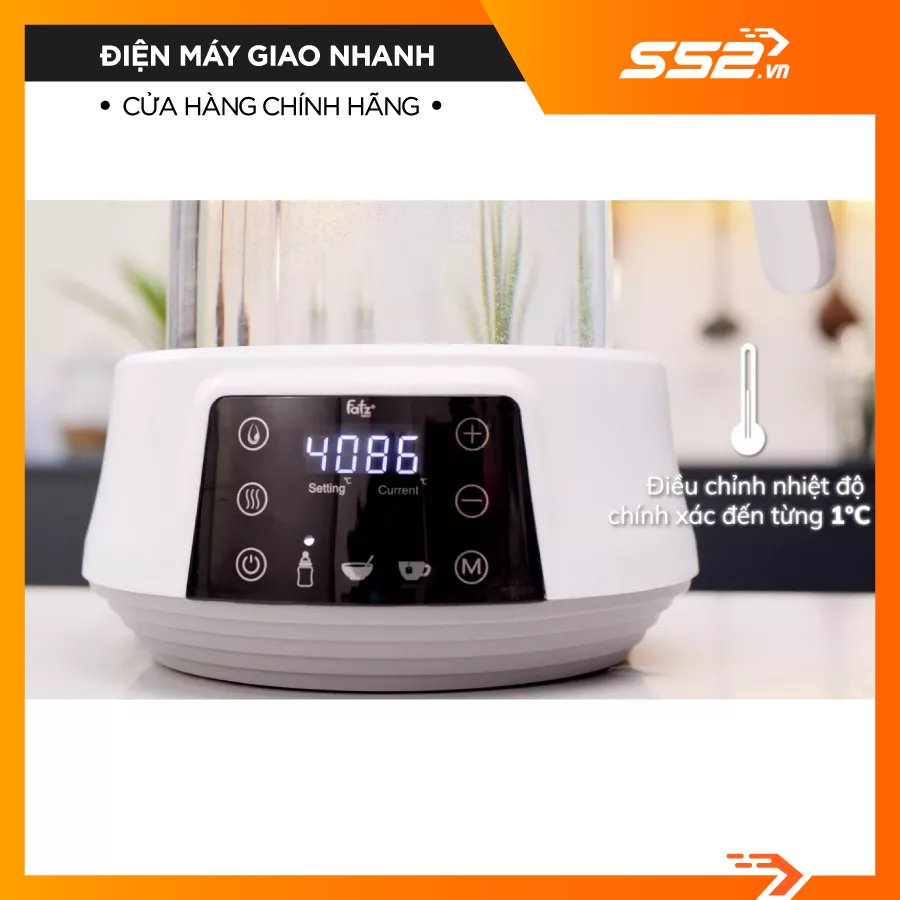 Máy Đun Và Hâm Nước Pha Sữa Điện Tử - QUICK 5 - FB3569TK - Bảo Hành Chính Hãng