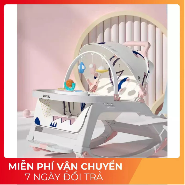 NÔI BẬP BÊNH,GHẾ ĂN DẶM KIÊM NÔI, BẬP BÊNH 5 IN 1 cho bé cao cấp