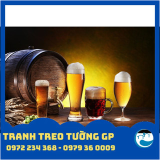 Tranh [SALE] Tranh treo tường quán bia/gỗ MDF nhập khẩu