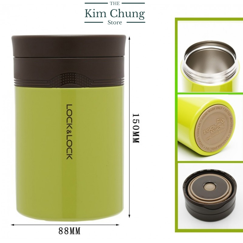 Bình ủ cháo giữ nhiệt inox Lock&lock LHC8024 500ml