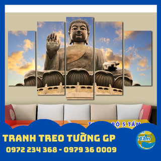 tranh treo tường phật quan âm/gỗ MDF Hàn Quốc