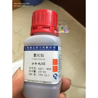 Hóa chất cobalt chloride hexahydrate cocl2 cocl2.6h2o cas 7791-13-1 lọ 100g