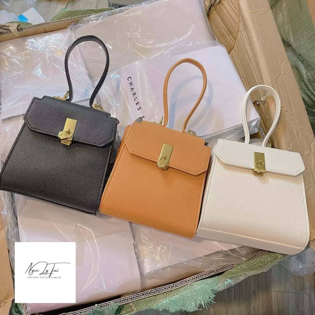 Túi CNK dáng đứng  kèm dây xích + dây đeo chéo