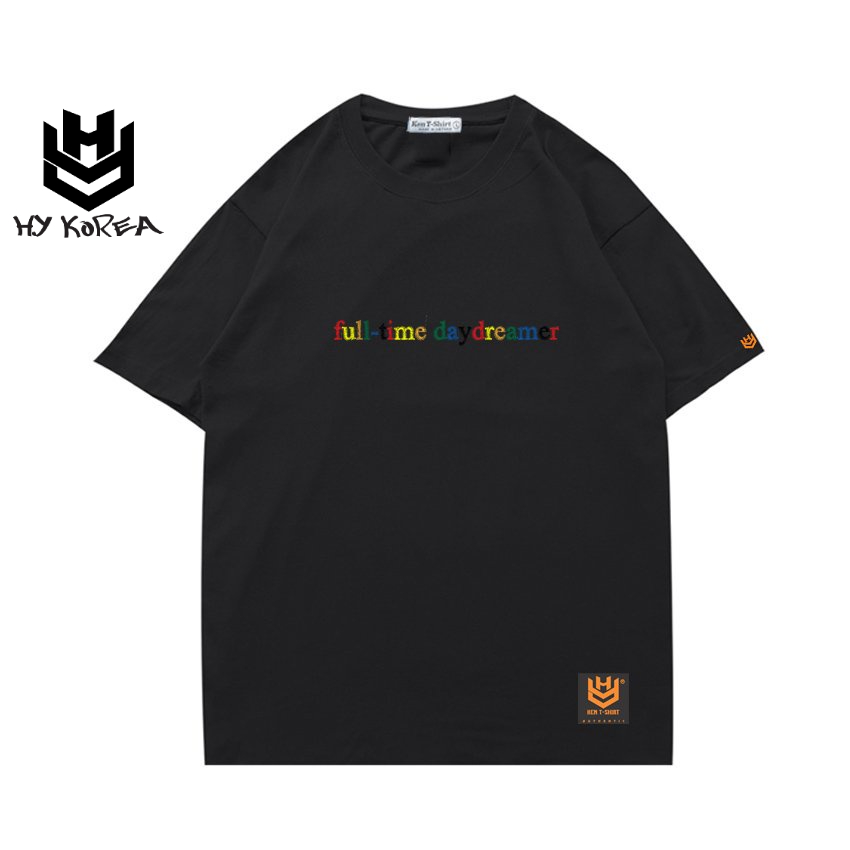 Áo thun tay ngắn thêu full time daydreamer 22 unisex vải cotton 75% form rộng