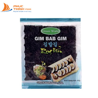 Rong Biển Cuốn Gimbab Hàn Quốc Thơm Ngon 10 lá 20g (date mới)