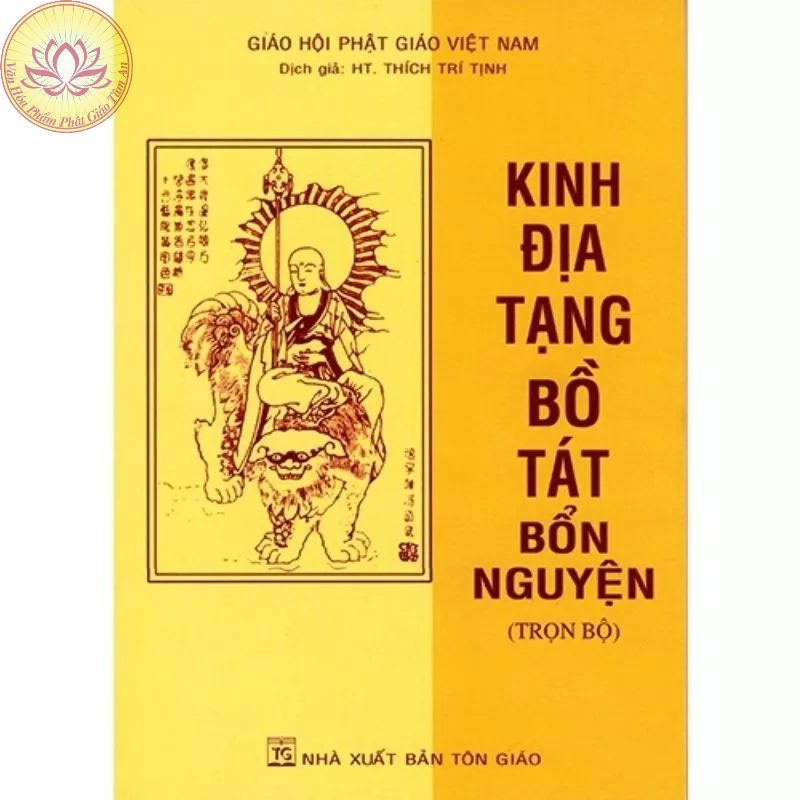 Mã BMLTA50 giảm đến 50K Sách - Kinh Địa Tạng Bồ Tát Bổn Nguyện trọn bộ bìa