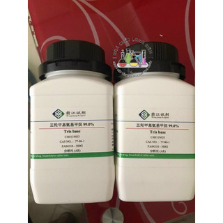 Hóa chất tris base, mã cas: 77-86-1, quy cách chai 500g