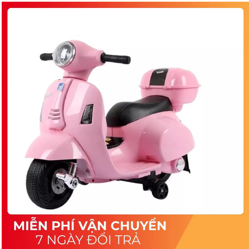 Xe máy vespa cho bé Xe máy điện trẻ em sử dụng chân ga,M