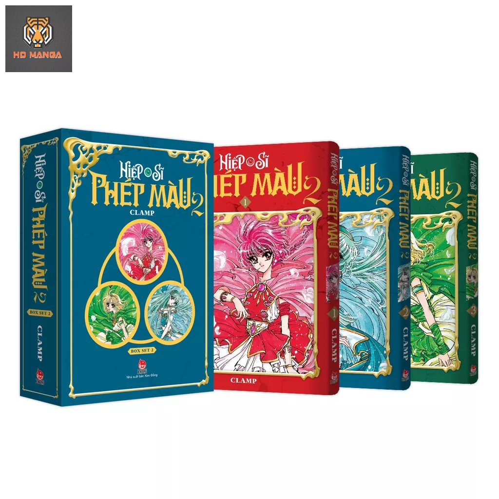 Truyện tranh - Boxset Hiệp sĩ phép màu Phần II - Trọn bộ 3 tập - Tặng kèm Postcard Ivory - Magic Knight Rayearth