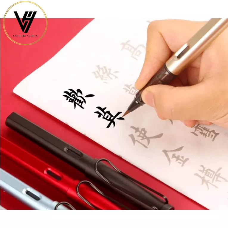 Bút lông máy, bút máy viết tiếng Trung loại đẹp viết thư pháp Hán tự