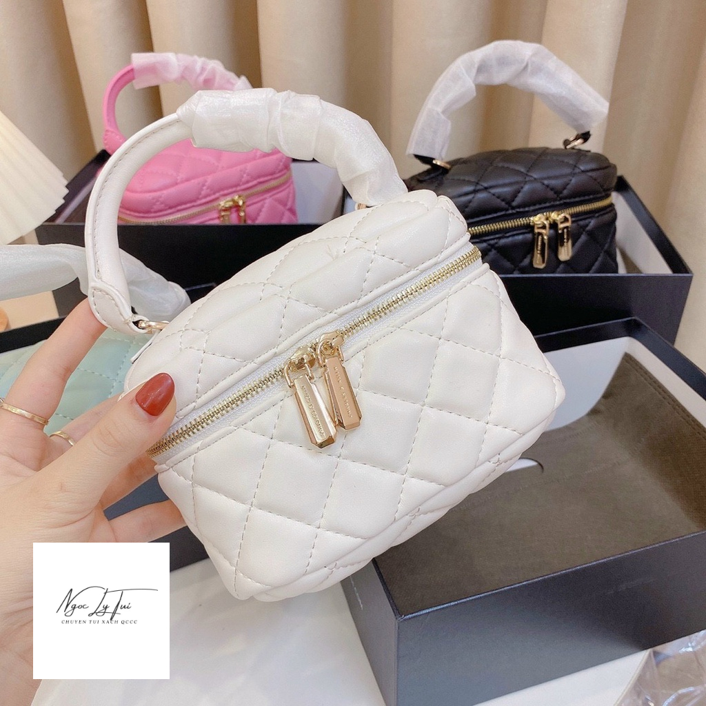 Túi cốp cnk có quai trám mini  4 màu sẵn kho full box túi vải rút  - T05