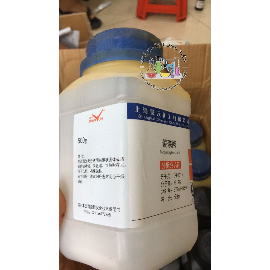 hóa chất meta phosphoric acid cas:37267-86-0 500g