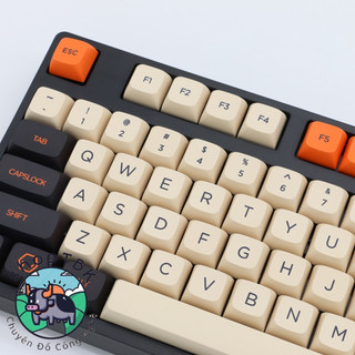 bộ phím set keycap carbon profile xda chất liệu thick pbt