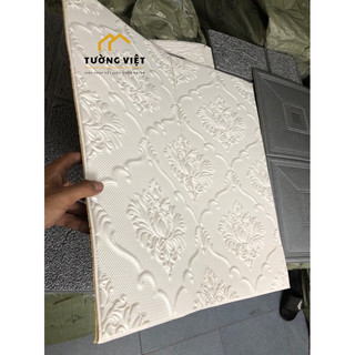 Xốp Dán Tường 3D Tân Cổ Điển Giả Da ( LINK ĐẶT HOẢ TỐC HCM )