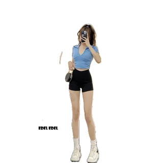 Áo croptop cổ V
