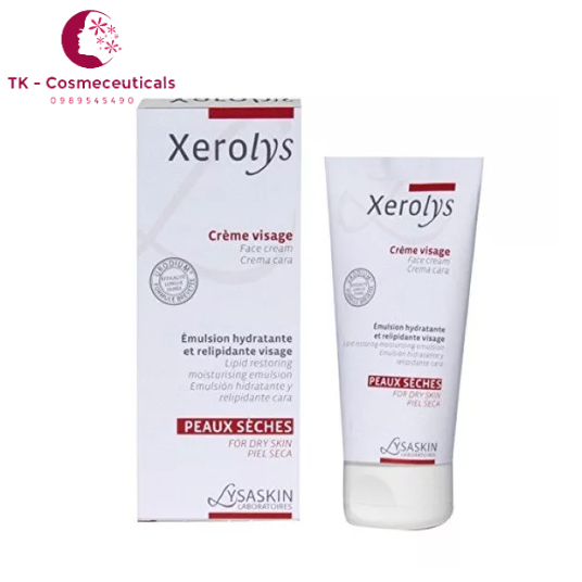 (CHÍNH HÃNG) Kem Dưỡng Ẩm Xerolys Cream Visage Dành Cho Da Mặt Khô Và Rất Khô - 50ml