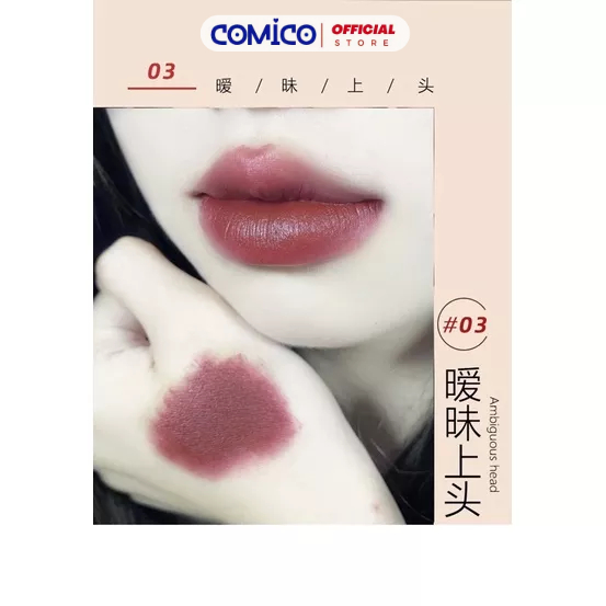 Son Herorange Nội Địa Trung Kem Lì Đỏ Nâu Siêu Mịn COMICO SM30