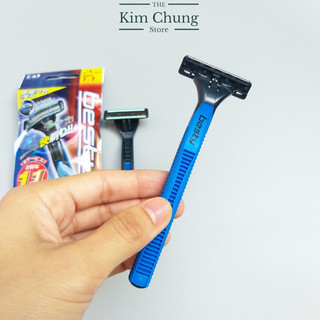 Túi 2 dao cạo lưỡi kép Kai Besty EX hàng Nhật
