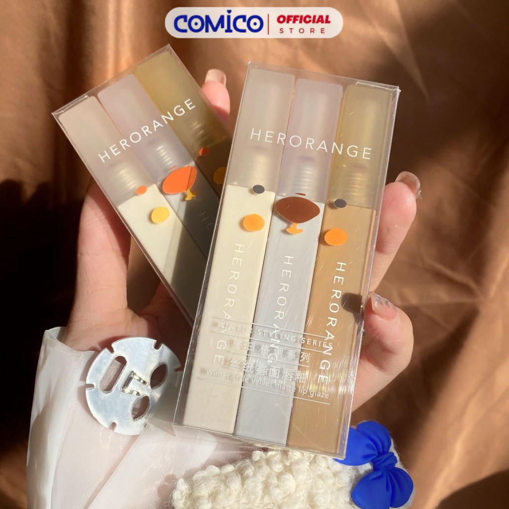 Son kem lì Herorange lâu trôi mềm mịn như nhung hàng nội địa Trung