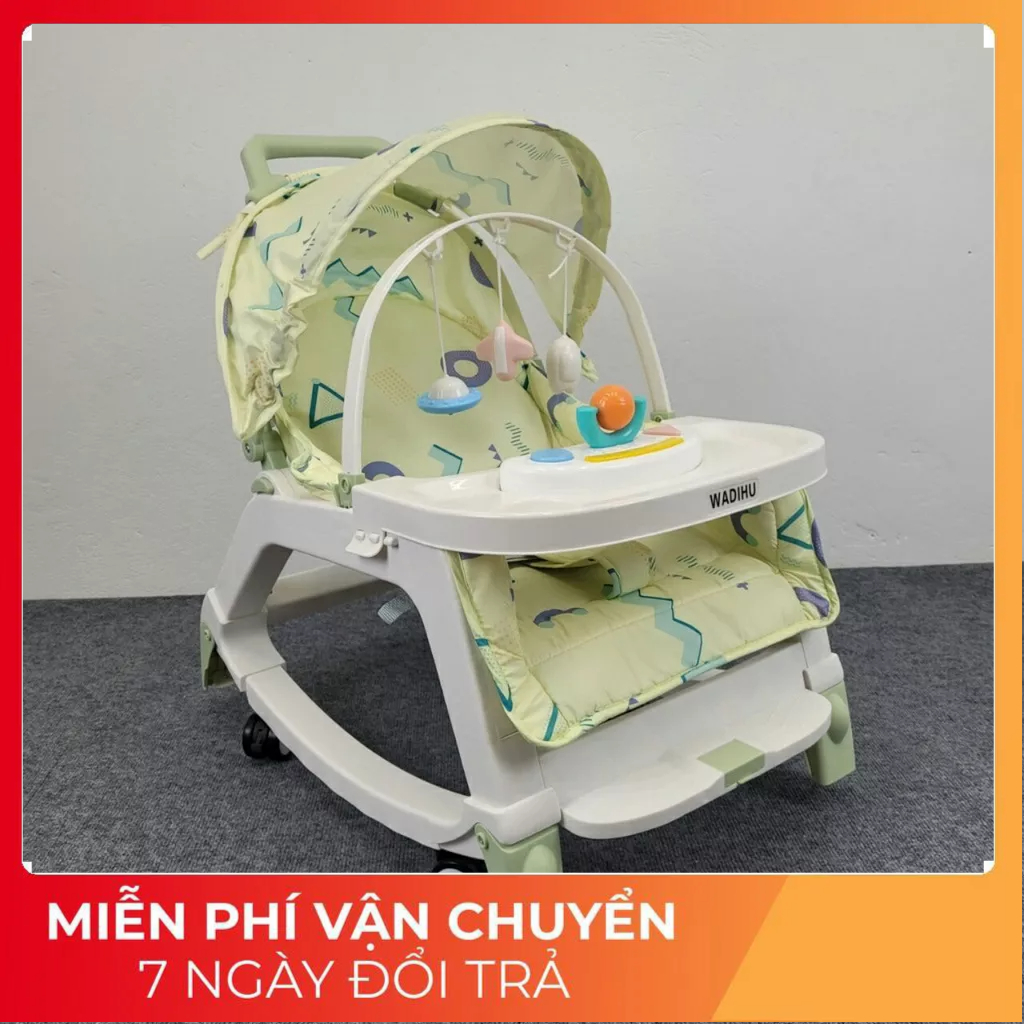 NÔI BẬP BÊNH,GHẾ ĂN DẶM KIÊM NÔI, BẬP BÊNH 5 IN 1 cho bé cao cấp